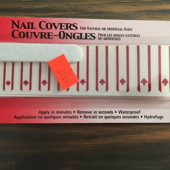 BUNDLE BONUS: [Sally Hansen] Self-Adhesive Nail Covers, Canada Flag Design | NWT - Picture 5 of 10